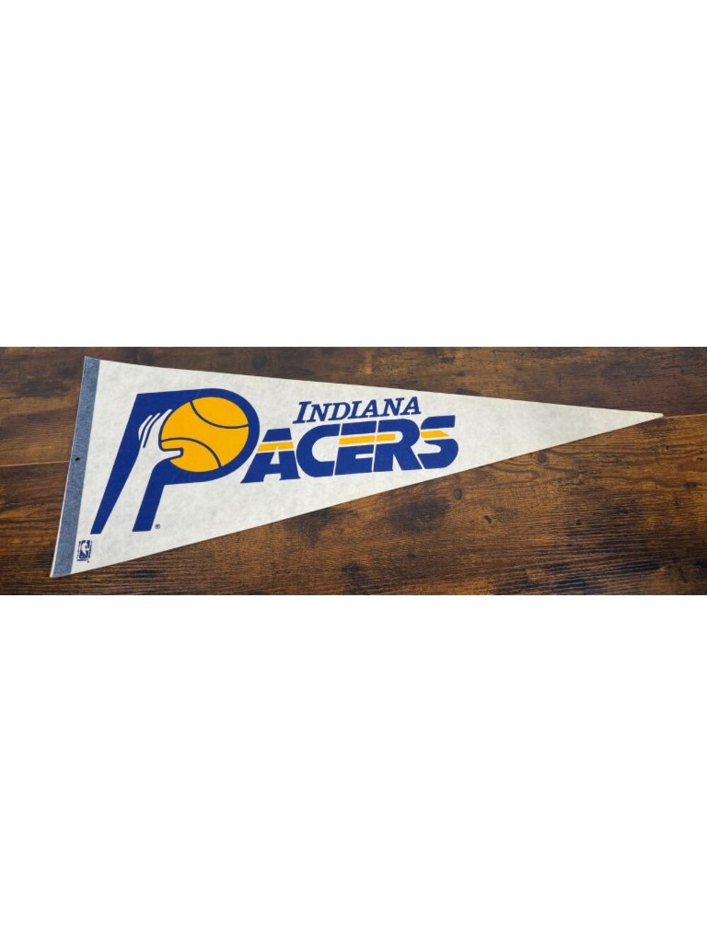 Indiana Pacers NBA Official Felt Pennant Banner - Vintage Team Memorabilia - Blu